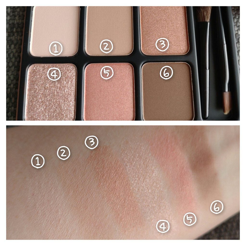 アイカラーパレット/heme/アイシャドウパレットを使ったクチコミ(3枚目)