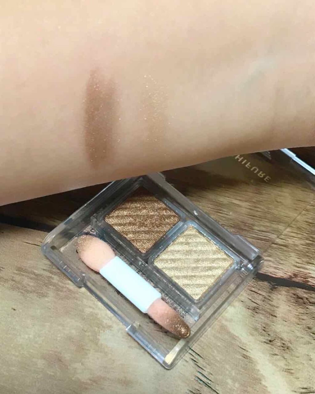 アイ カラー(チップ付)/ちふれ/アイシャドウパレットを使ったクチコミ(2枚目)