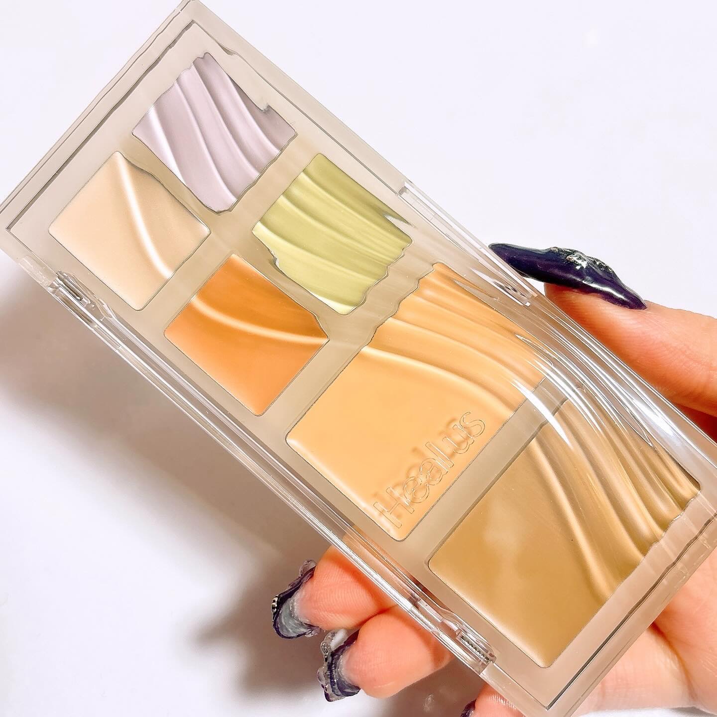 ブリージングコンシーラーパレット/Healus/パレットコンシーラーを使ったクチコミ（2枚目）