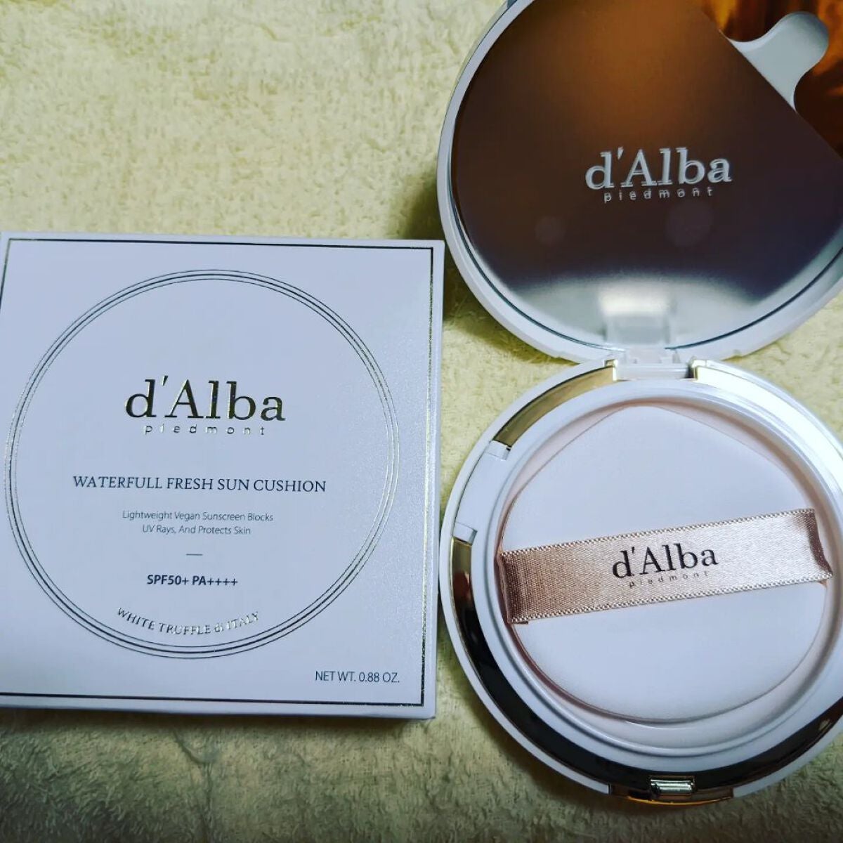 ウォータフルフレッシュサンクッション/ダルバ/日焼け止めローションを使ったクチコミ(3枚目)