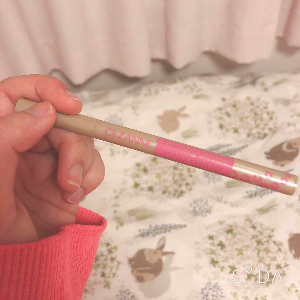 描くふたえアイライナー/CEZANNE/リキッドアイライナーを使ったクチコミ（1枚目）