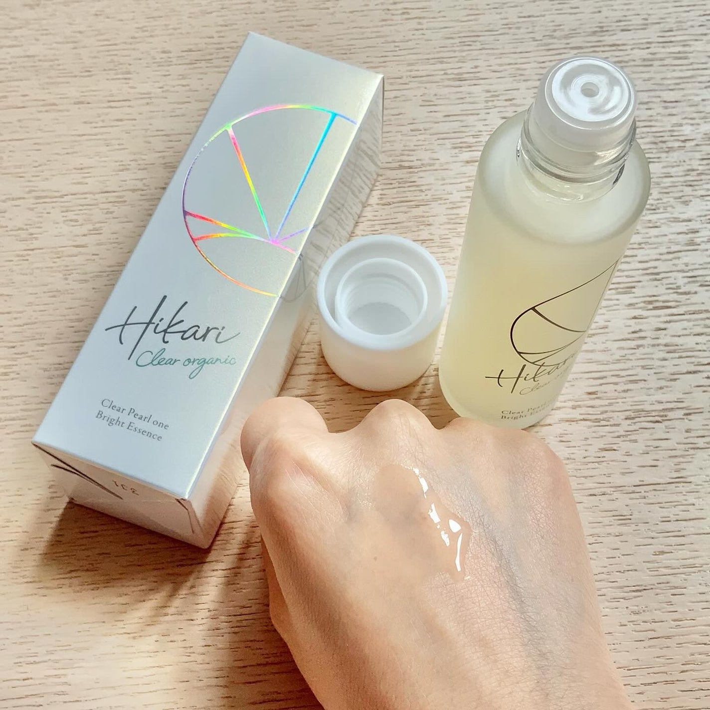 クリアパールワン ブライトエッセンス/HIKARI CLEAR オーガニック/美容液を使ったクチコミ(3枚目)