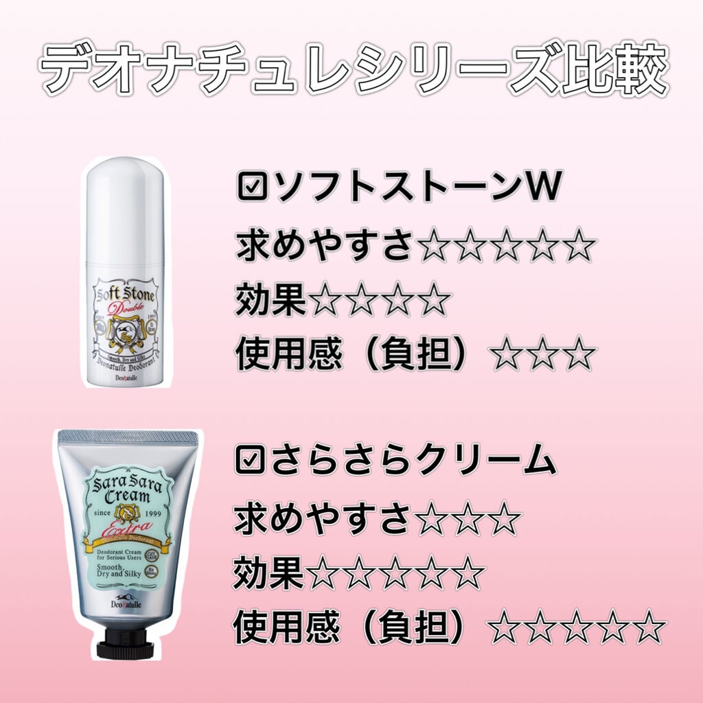 薬用ソフトストーンW/デオナチュレ/デオドラント・制汗剤を使ったクチコミ(5枚目)