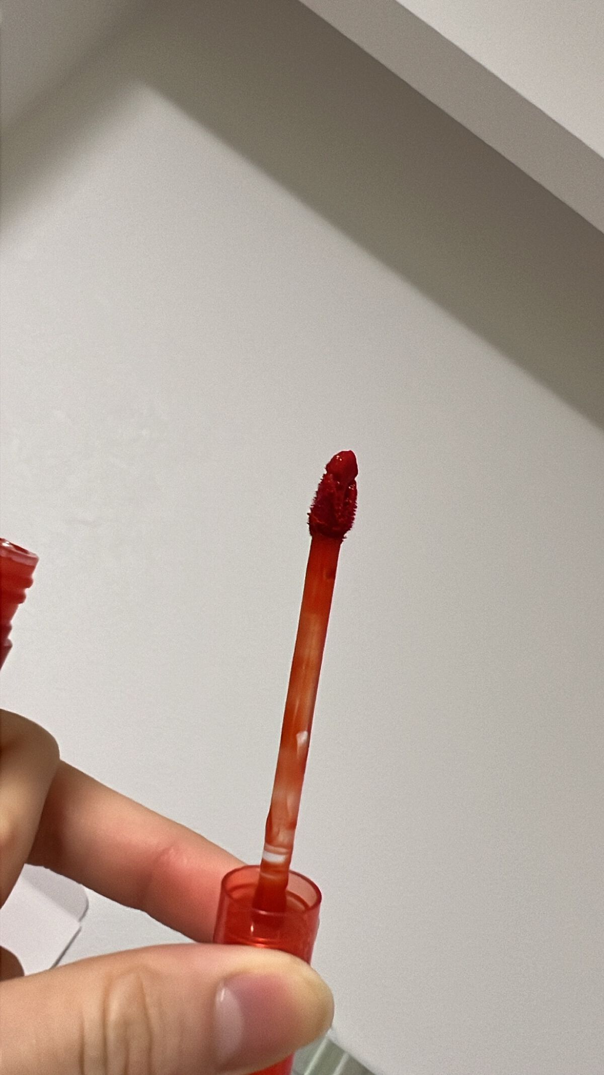 アイムミミ ミステリー フラッシュティント 003 ミステリーキャロットジュース/i’m meme/リップティントを使ったクチコミ（3枚目）