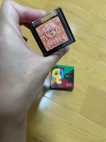 ZEESEA ×PICASSO COLOR EYE SHADOW 単色/ZEESEA/シングルアイシャドウを使ったクチコミ（2枚目）