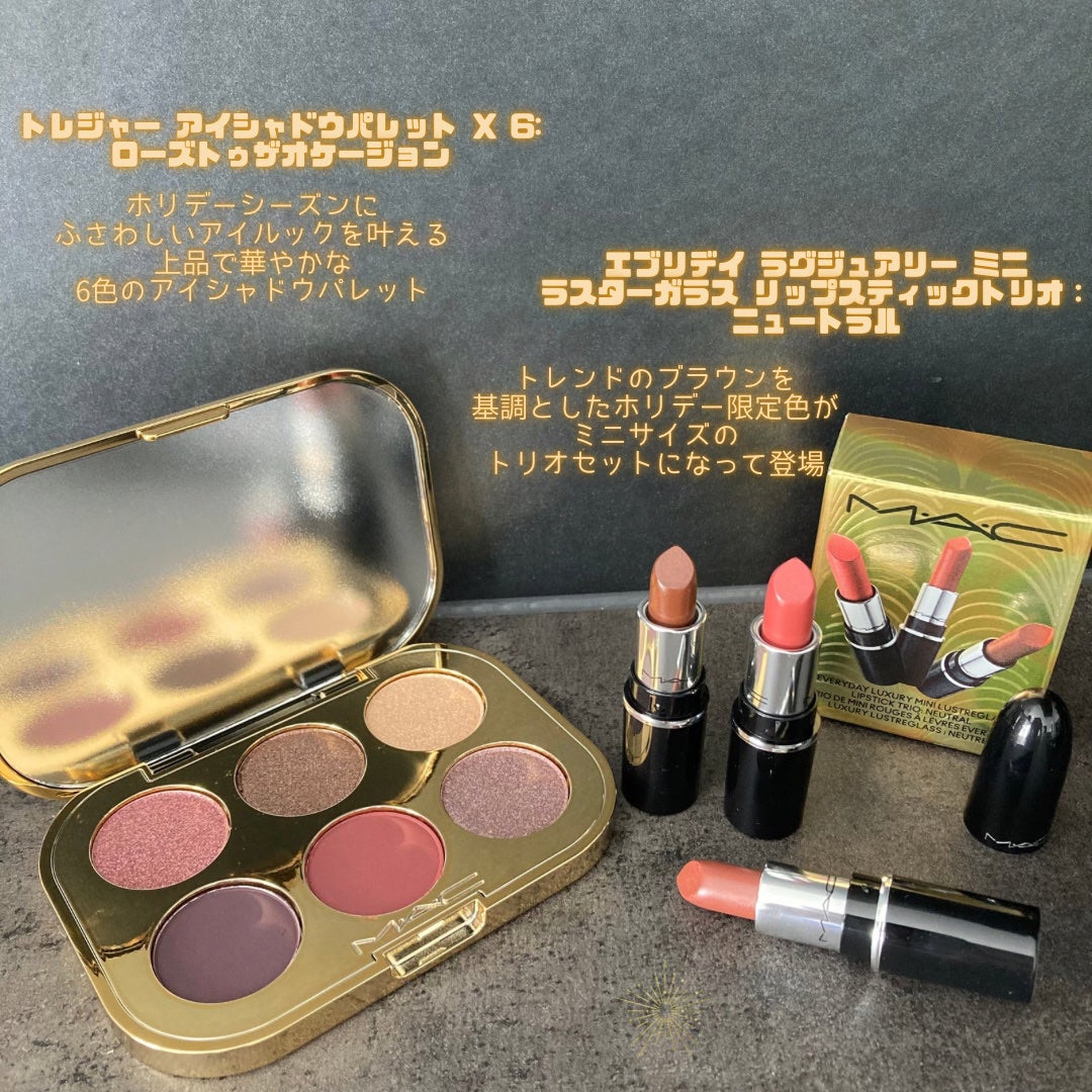 トレジャー アイシャドウ パレット ×6/M・A・C/アイシャドウパレットを使ったクチコミ(2枚目)