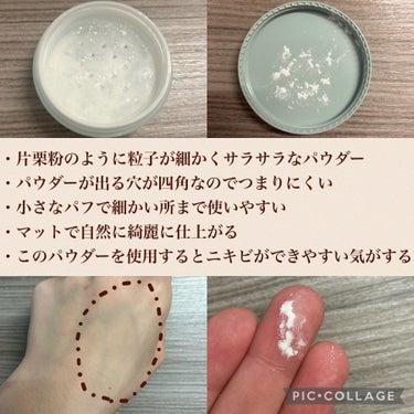 ノーセバム　ミネラルパウダー　N/innisfree/ルースパウダーを使ったクチコミ（3枚目）