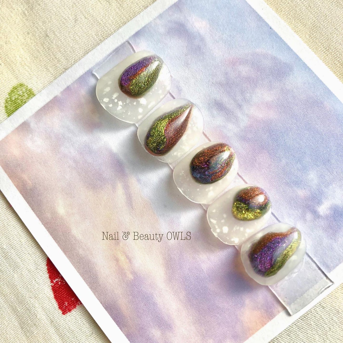 ぴよこれいと あうるす on LIPS 「tearsなみだ。光の加減で色が変わって見えます☀️#ぷくぷく..」(2枚目)