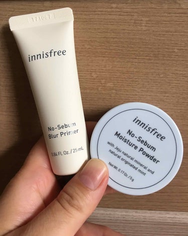 ノーセバム モイスチャーパウダー/innisfree/プレストパウダーを使ったクチコミ（4枚目）