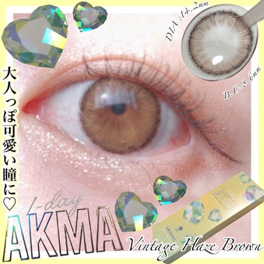 akma/AKMA by LENSME/カラーコンタクトレンズを使ったクチコミ（1枚目）