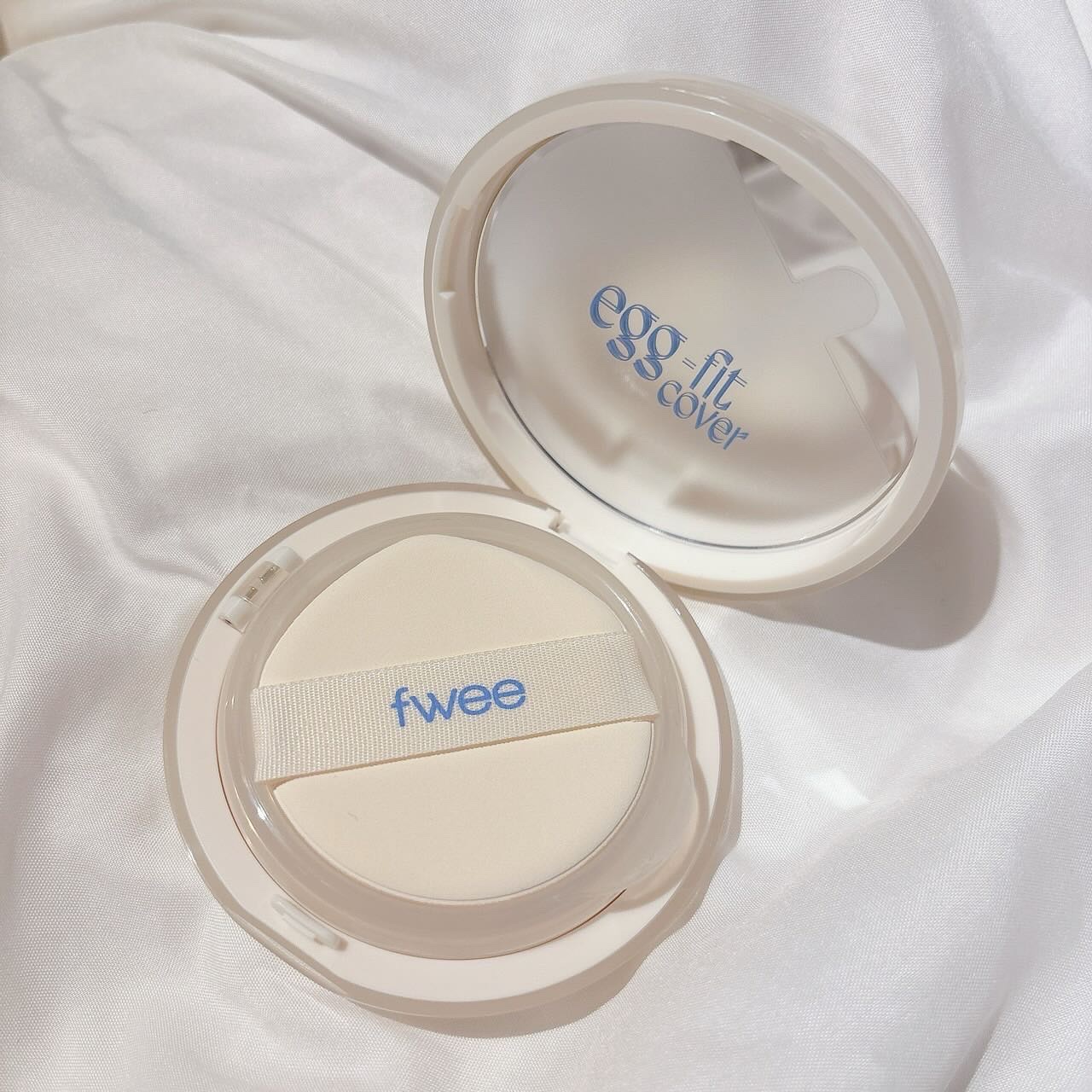 フィー クッションエッグフィットカバー/fwee/クッションファンデーションを使ったクチコミ（2枚目）