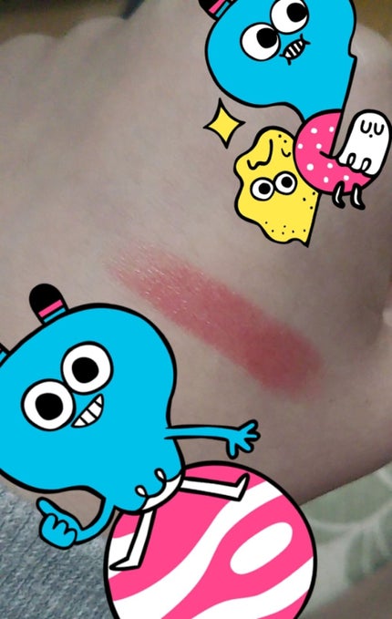 ラスティンググロスリップ/CEZANNE/口紅を使ったクチコミ(2枚目)