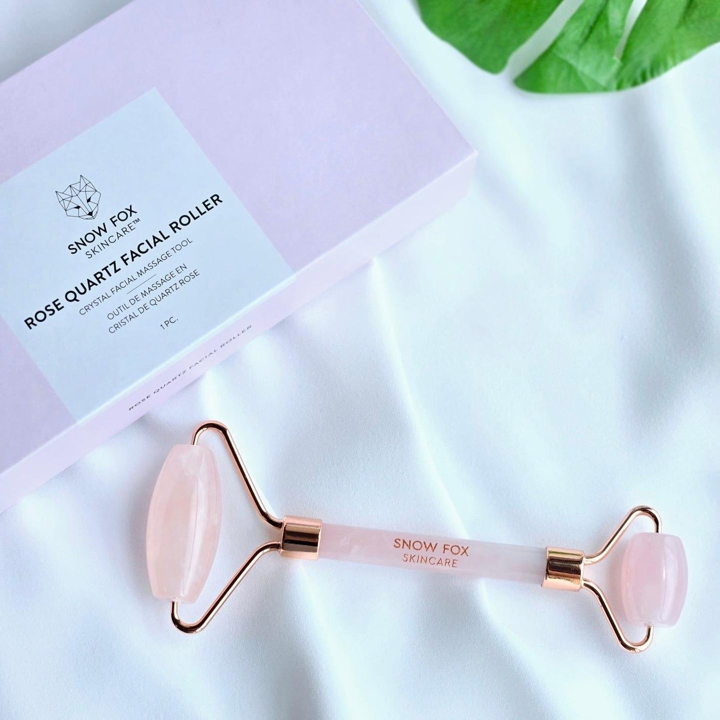 ローズ クォーツ フェイシャル ローラー/SNOW FOX SKINCARE/その他スキンケアグッズを使ったクチコミ(1枚目)