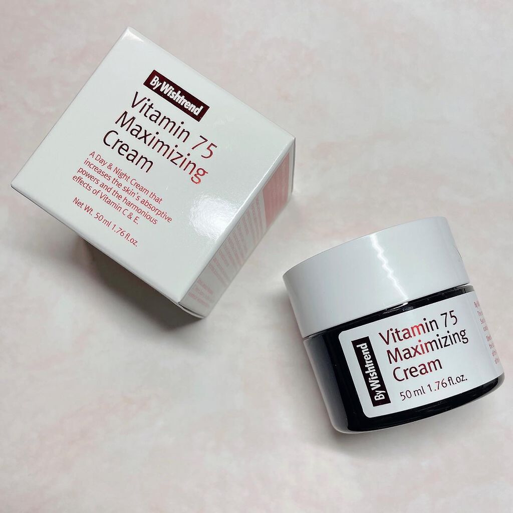 ビタミン75マキシマイジングクリーム/By Wishtrend/フェイスクリームを使ったクチコミ（1枚目）