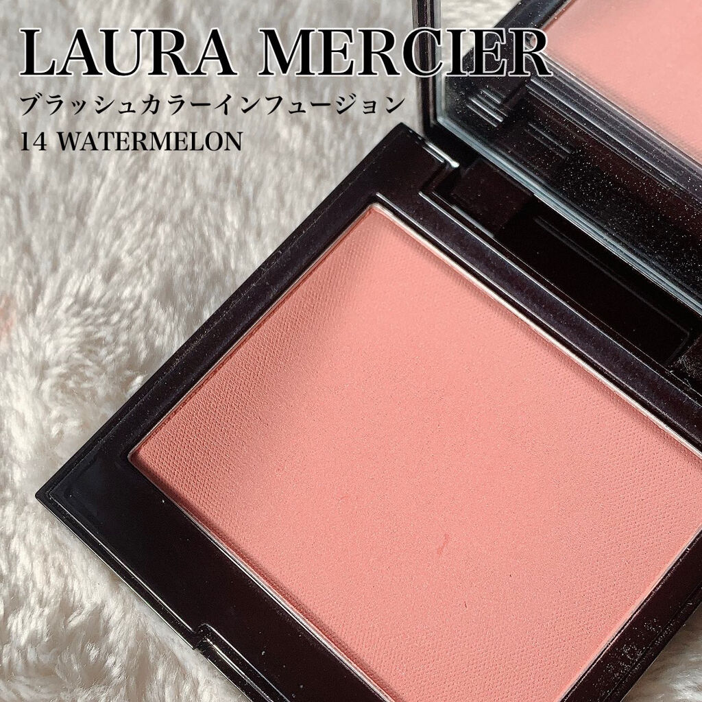 ブラッシュ カラー インフュージョン 14 WATERMELON/ローラ メルシエ/パウダーチークを使ったクチコミ（2枚目）