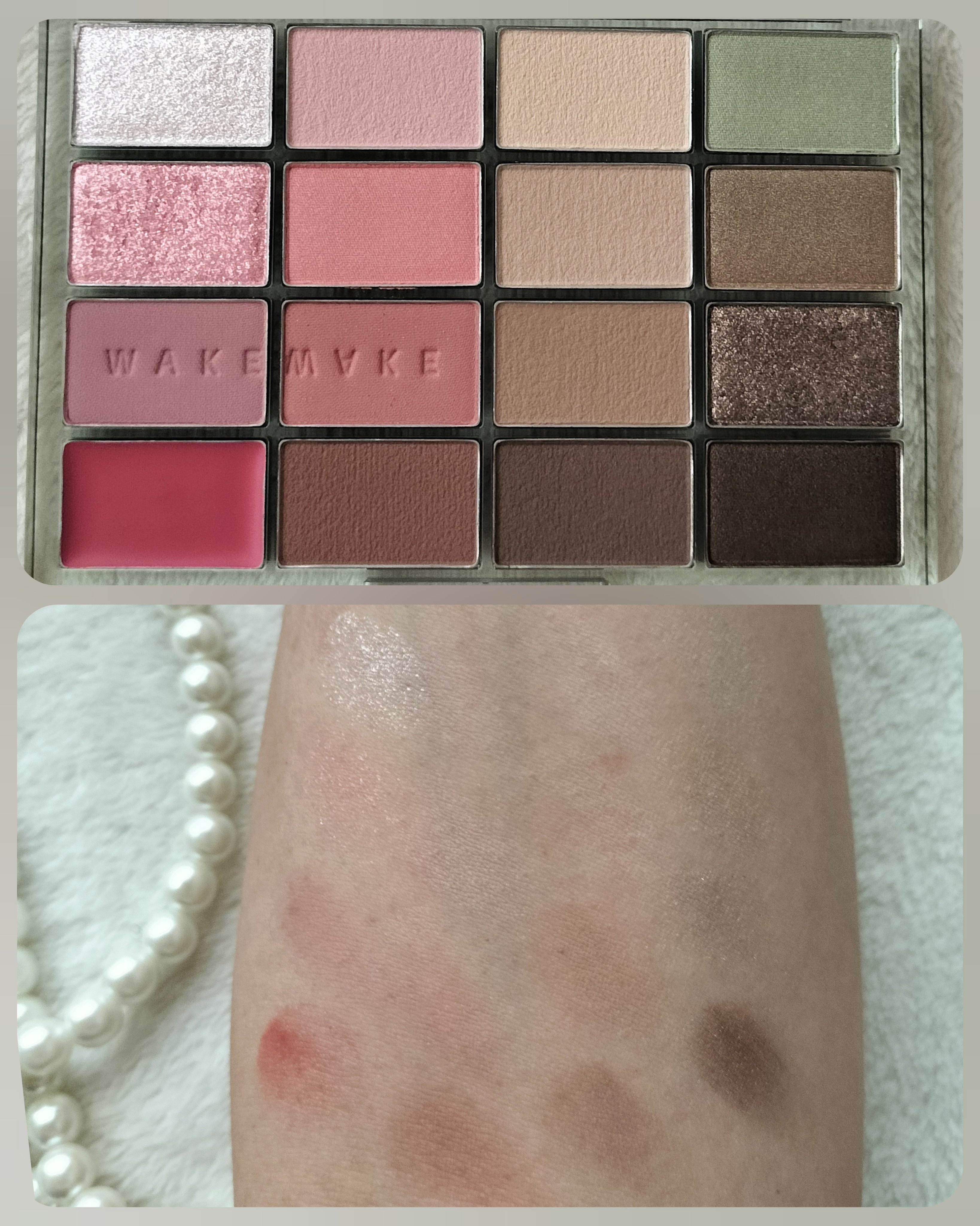 ソフトブラーリングアイパレット/wakemake/アイシャドウパレットを使ったクチコミ（3枚目）