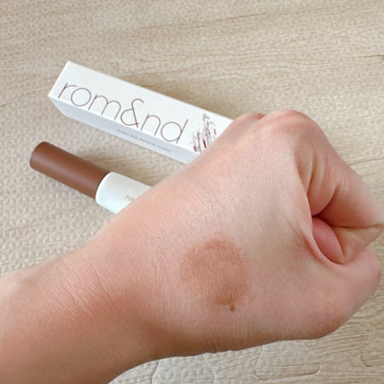 ハンオールブロウカラ/rom&nd/眉マスカラを使ったクチコミ(4枚目)