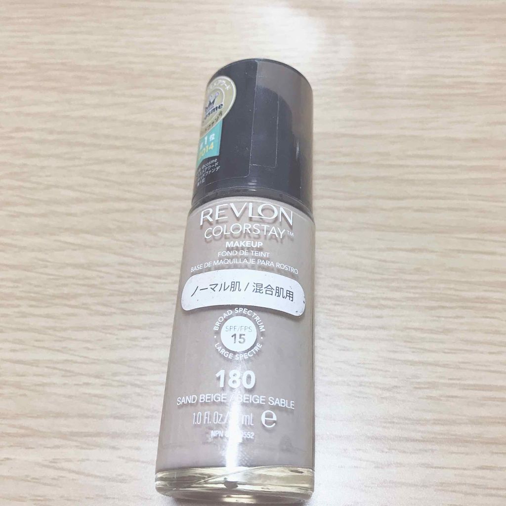 カラーステイ メイクアップ/REVLON/リキッドファンデーションを使ったクチコミ（1枚目）