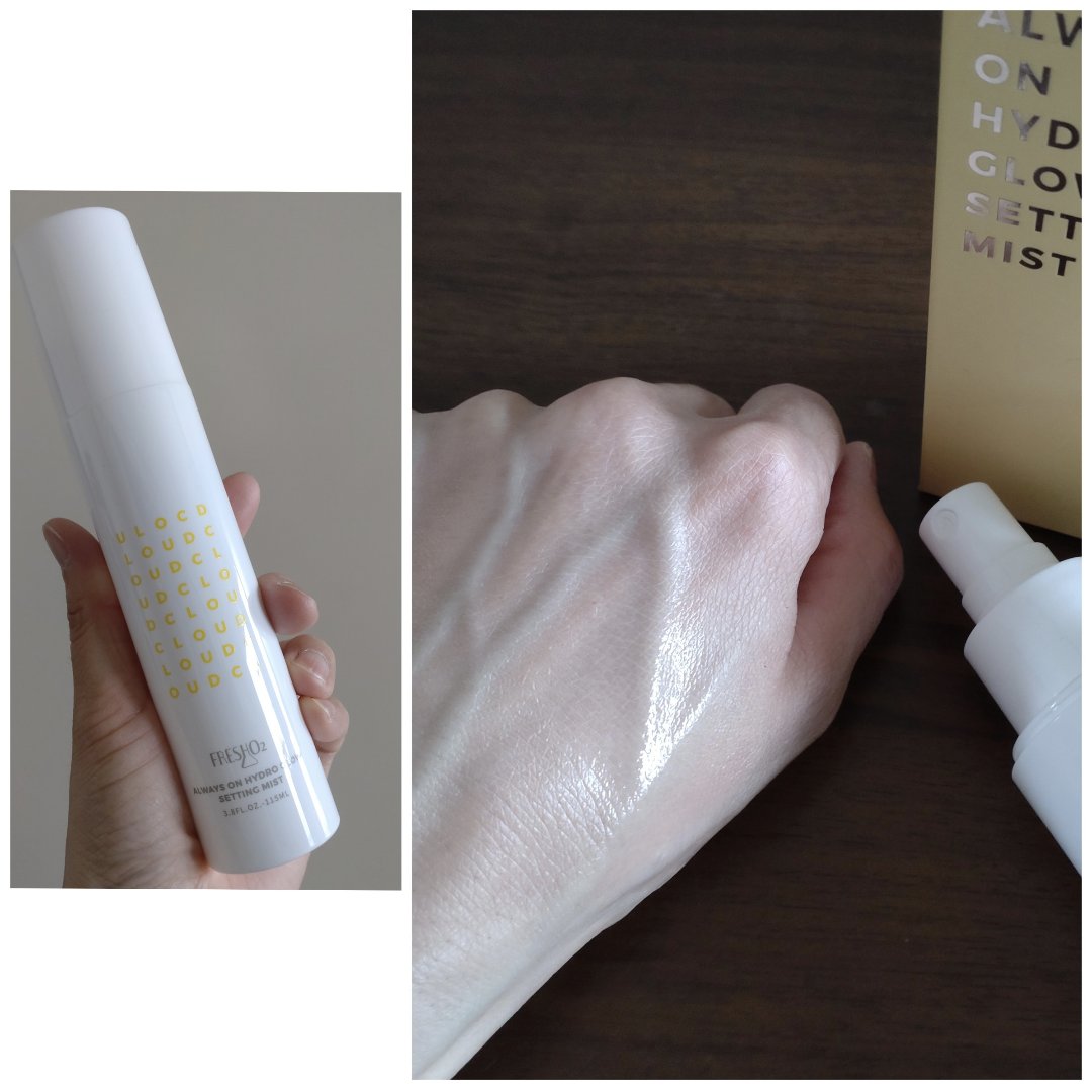 クラウドオールウェイズオン ハイドログロー メイクキー プミスト/FRESHO2/フィックスミストを使ったクチコミ（2枚目）