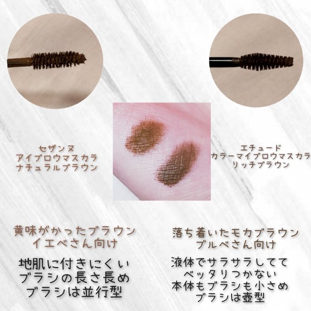 カラーマイブロウマスカラ/ETUDE/眉マスカラを使ったクチコミ（2枚目）