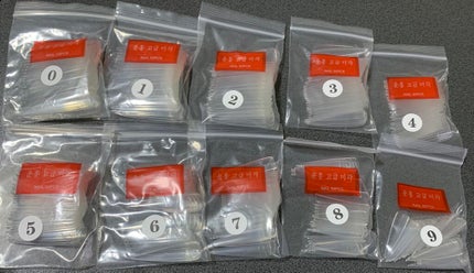 ネイルスタッズ(サニージュエリー、Sea)/DAISO/ネイルチップ・パーツを使ったクチコミ(2枚目)