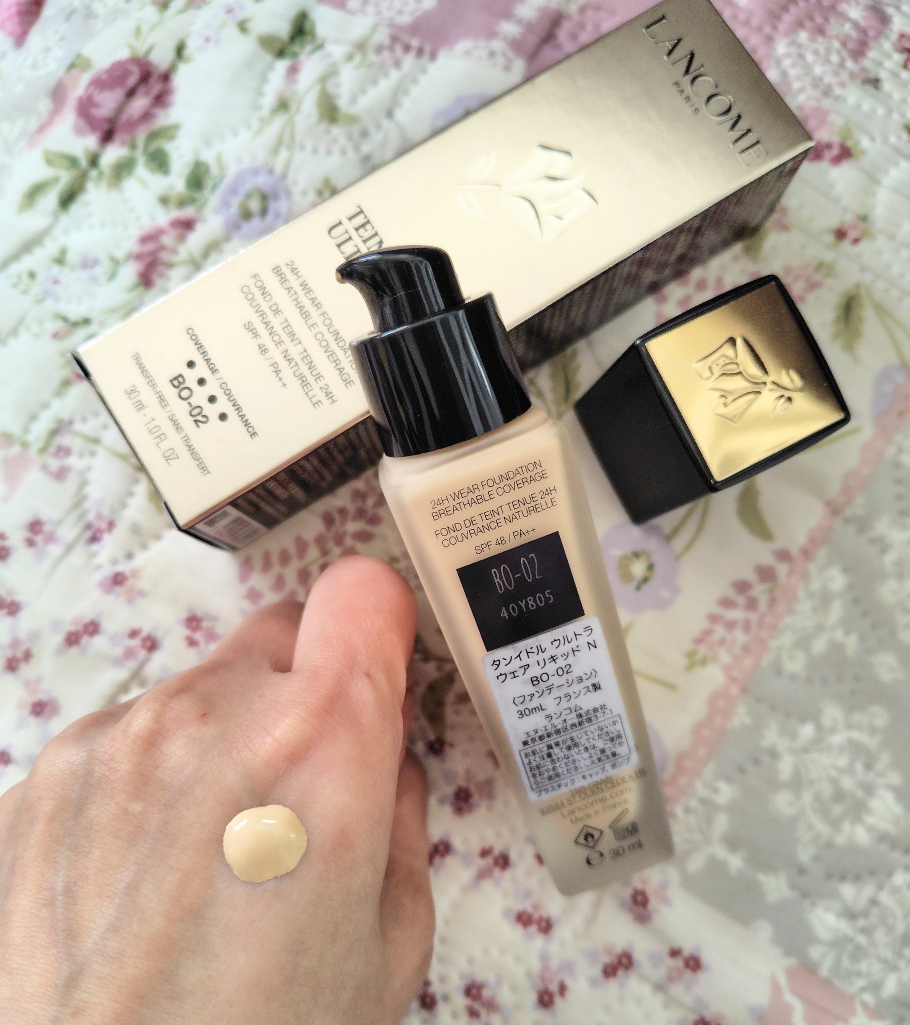 タンイドル ウルトラ ウェア リキッド N/LANCOME/リキッドファンデーションを使ったクチコミ（3枚目）