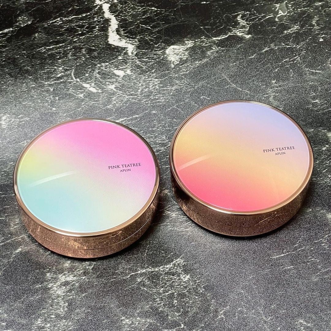 ピンクティーツリーカバークッション/APLIN/クッションファンデーションを使ったクチコミ(3枚目)