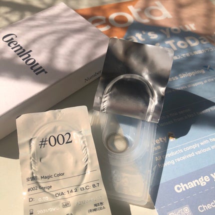 Gemhour/Hapa kristin/カラーコンタクトレンズを使ったクチコミ(4枚目)