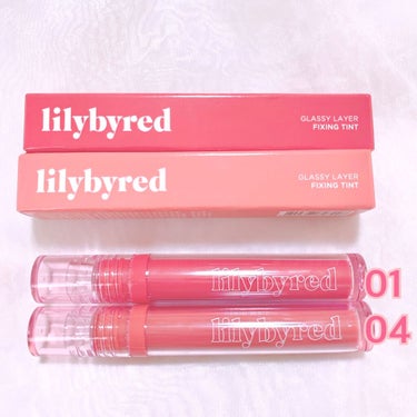 Glassy Layer Fixing Tint/lilybyred/口紅を使ったクチコミ（3枚目）