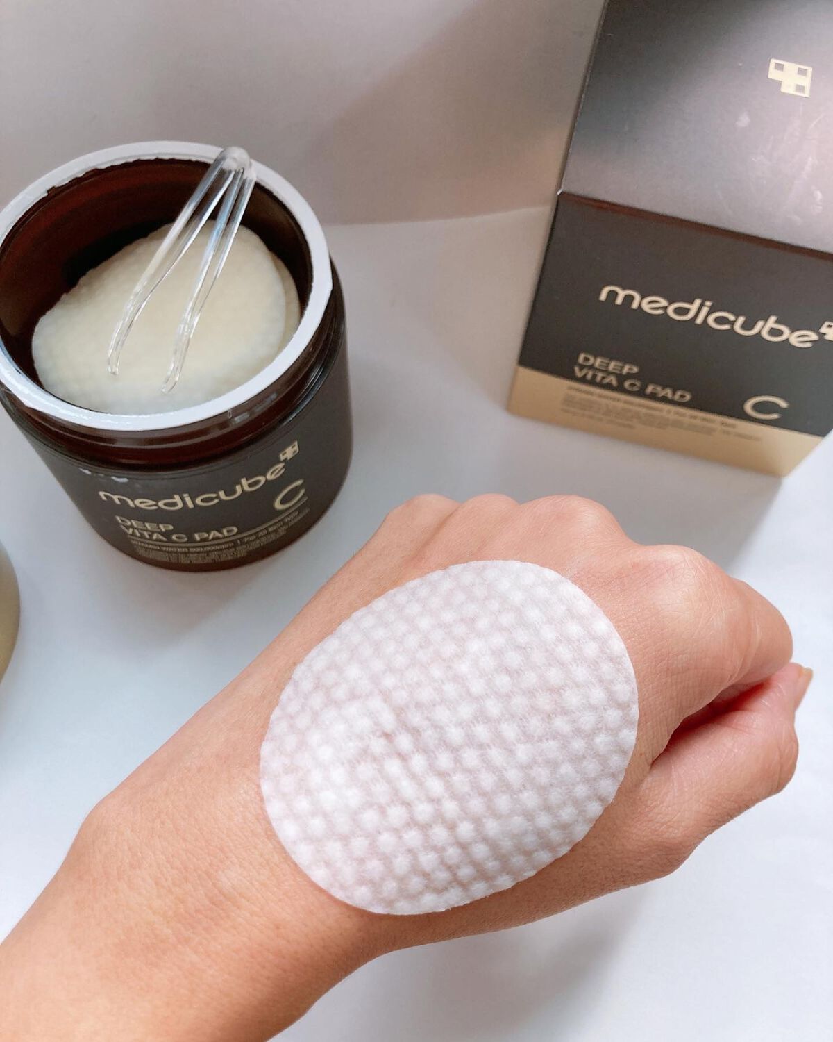 ディープビタCパッド/MEDICUBE/トナーパッドを使ったクチコミ（3枚目）