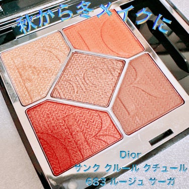 サンク クルール クチュール（フォール コレクション 2023 数量限定品） 683 ルージュ サーガ/Dior/アイシャドウを使ったクチコミ（1枚目）