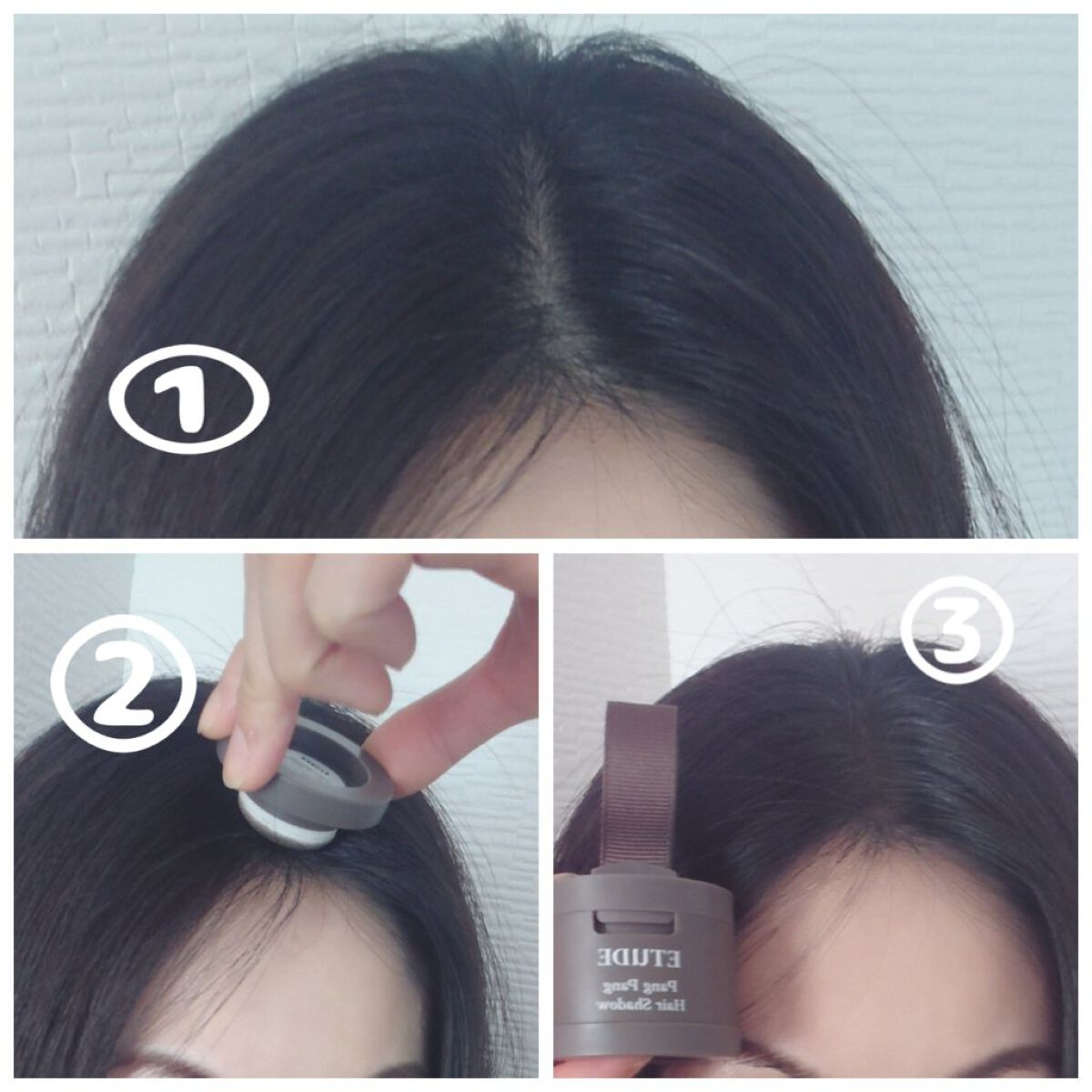 ポンポンヘアシャドウ/ETUDE/シェーディングを使ったクチコミ（2枚目）