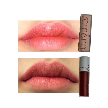 ゼロベルベットティント/rom&nd/リップティントを使ったクチコミ(5枚目)