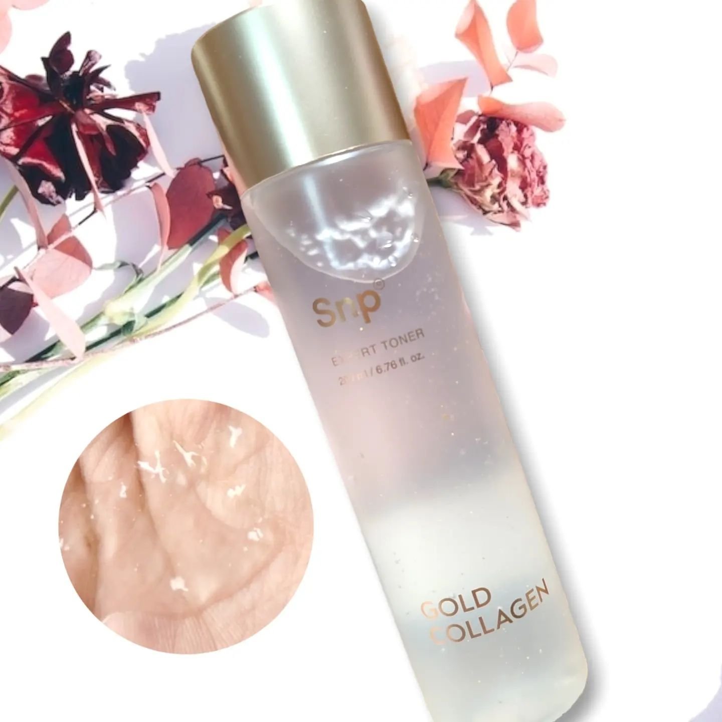 ゴールドコラーゲンエキスパートトナー/SNP/化粧水を使ったクチコミ（2枚目）