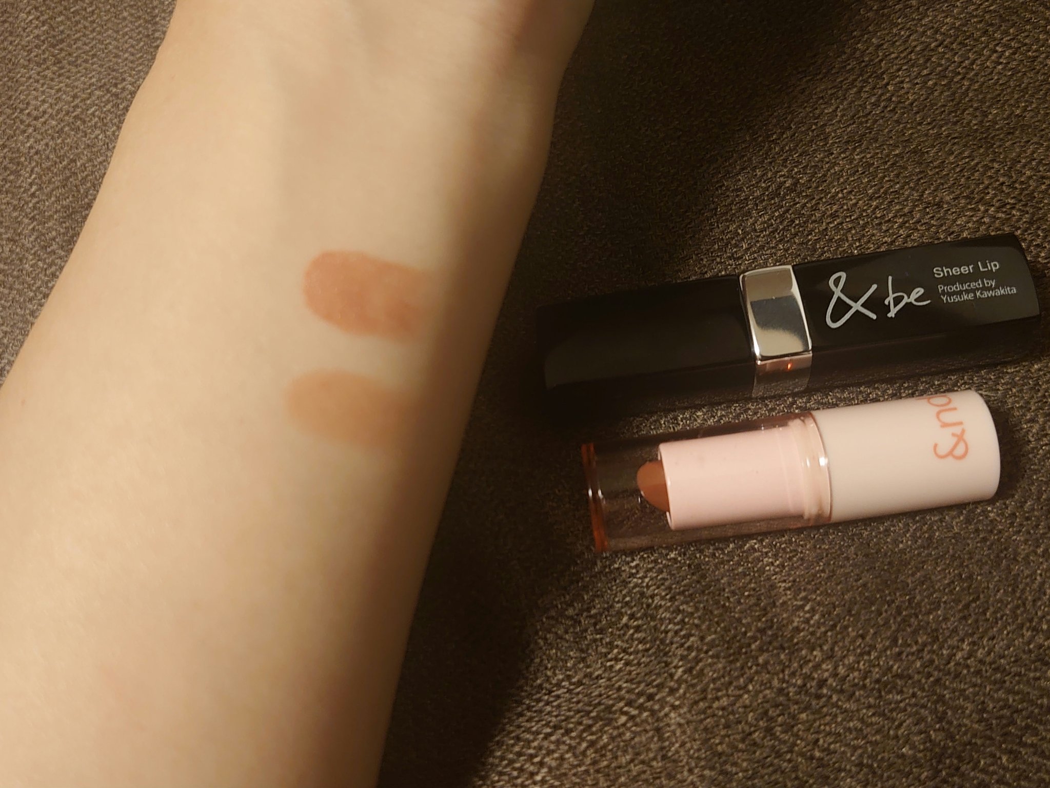 アンドバイロムアンド グラッシーバーム/&nd by rom&nd/口紅を使ったクチコミ（2枚目）