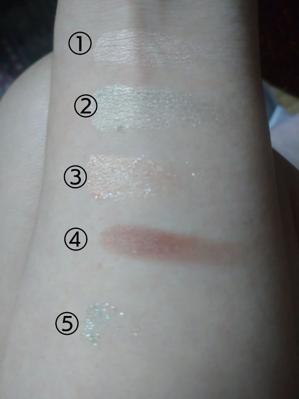 URGLAM　SPARKLE EYESHADOW 05/U R GLAM/単色アイシャドウを使ったクチコミ（3枚目）