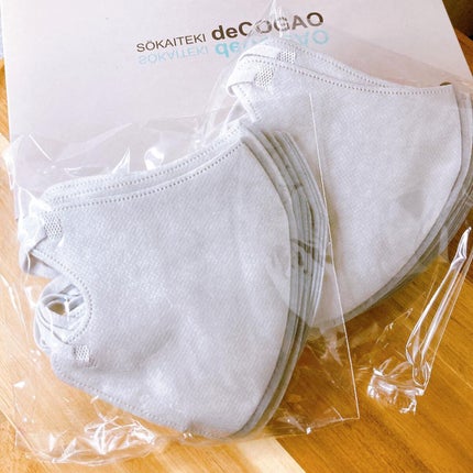 SOKAITEKI SOKAITEKI deCOGAO のクチコミ「✼••┈┈┈┈••✼••┈┈┈┈••✼
3D構造マスク『deCOGAO』(No.9:Haze.....」(1枚目)