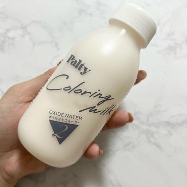 カラーリングミルク【旧】 魅惑のアッシュ/パルティ/ヘアカラーを使ったクチコミ（3枚目）