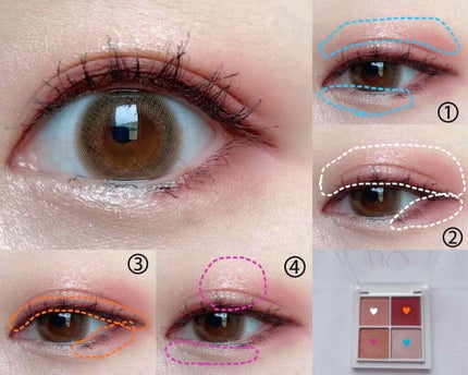 THE アイパレR/b idol/アイシャドウパレットを使ったクチコミ(1枚目)