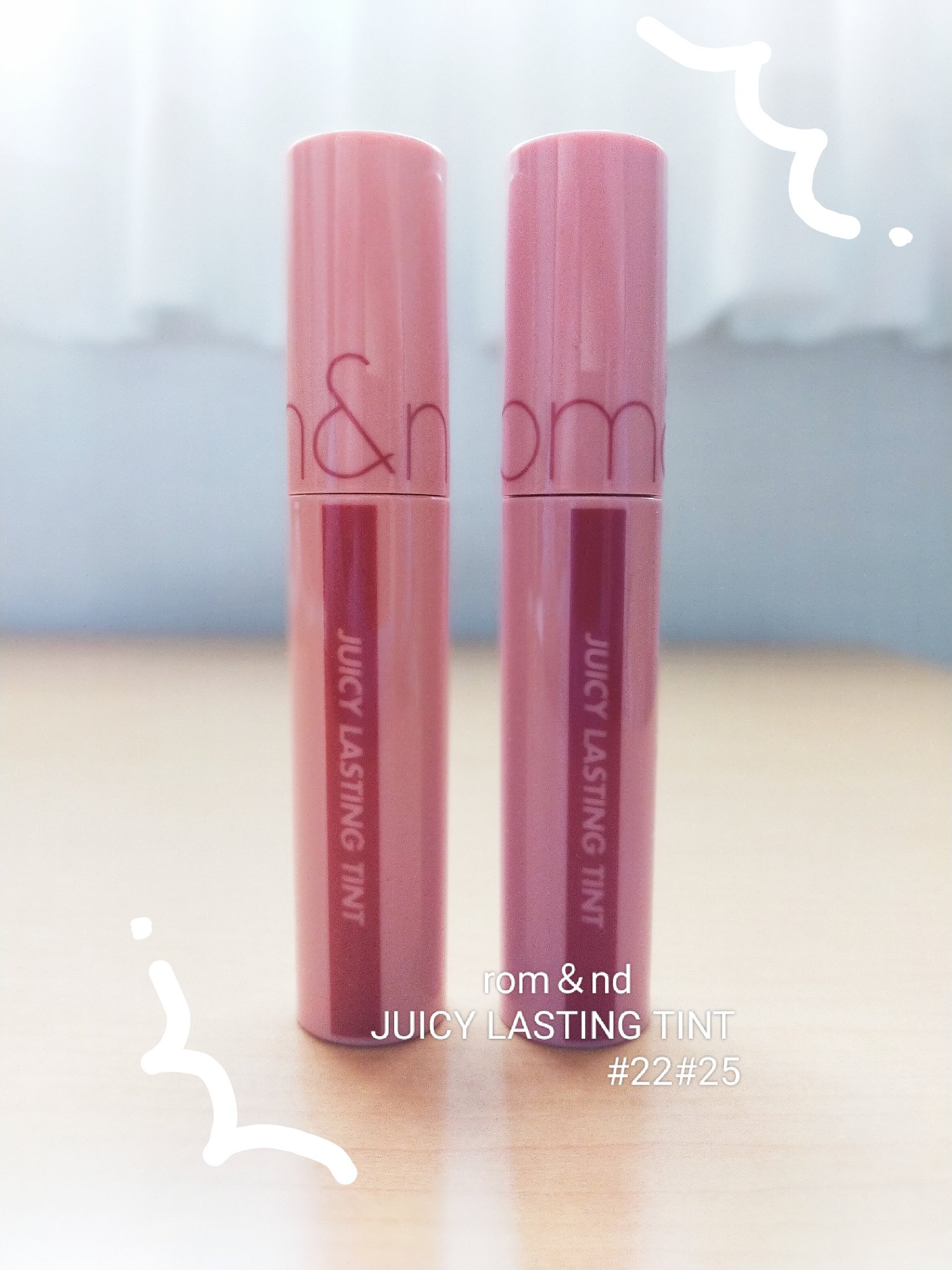 ジューシーラスティングティント/rom&nd/リップティントを使ったクチコミ（1枚目）