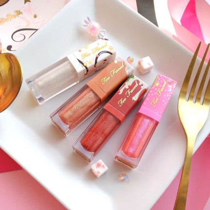 リッチ&ダズリン ハイシャイン スパークリング リップグロス ホリデー セット/Too Faced/メイクアップキットを使ったクチコミ(1枚目)