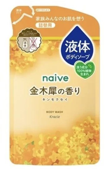 泡で出てくるボディソープ（金木犀の香り）  詰替用（480ml）
