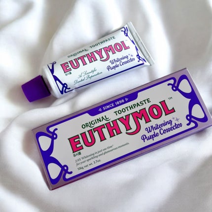 ホワイトパープル歯みがき ピーチフローラルミントの香り/EUTHYMOL/歯磨き粉を使ったクチコミ(4枚目)