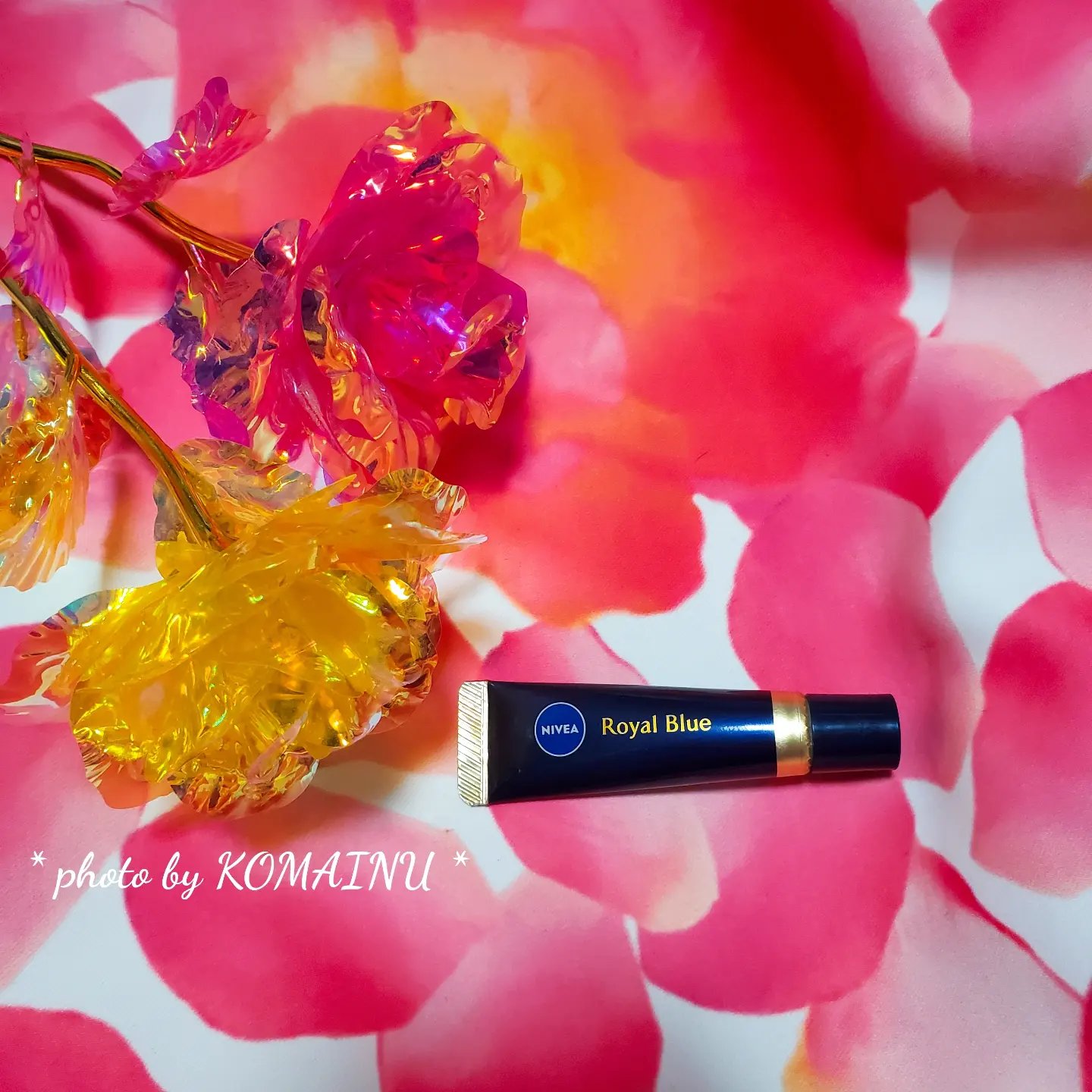 ニベア　ロイヤルブルーリップ　濃密美容ケア/ニベア/リップ美容液を使ったクチコミ（1枚目）