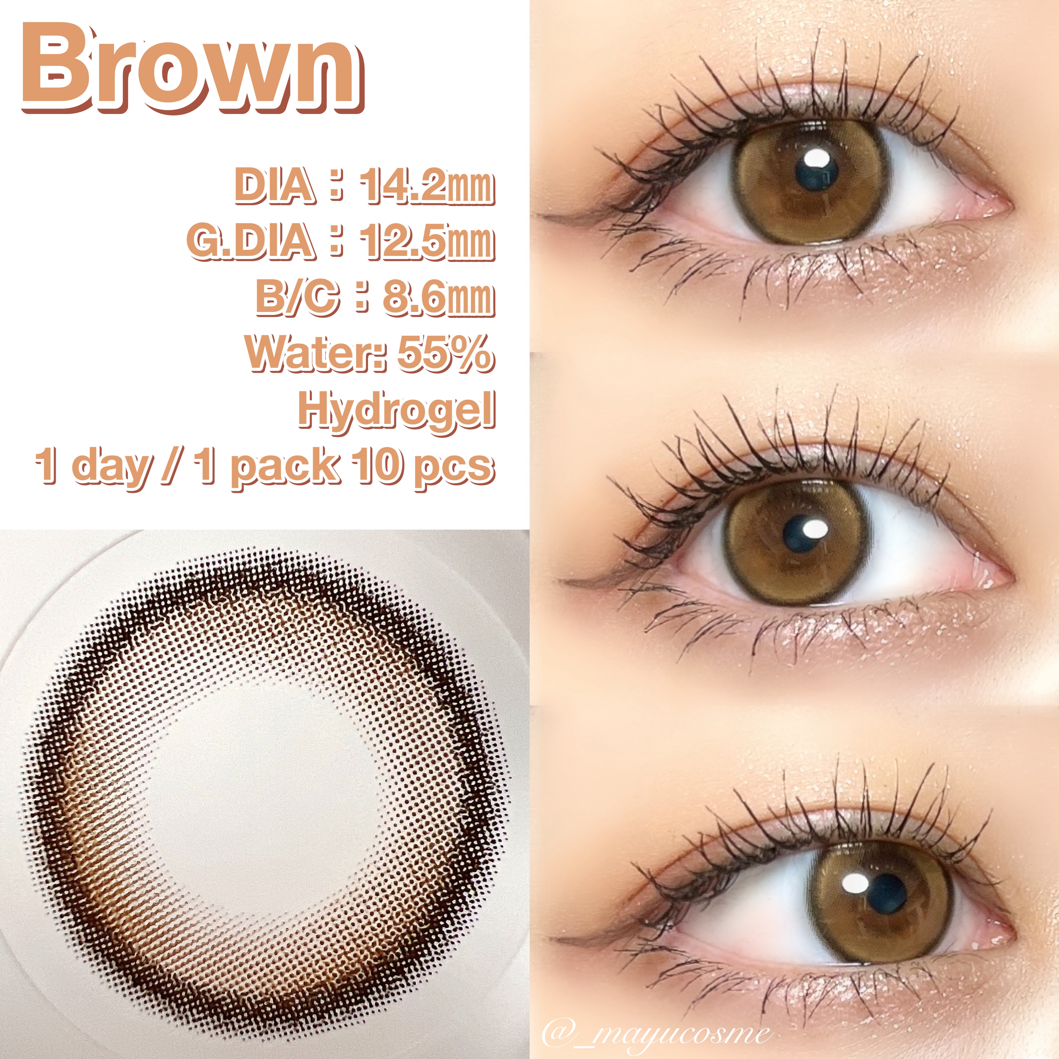 First Love Kristen/Hapa kristin/カラーコンタクトレンズを使ったクチコミ（3枚目）