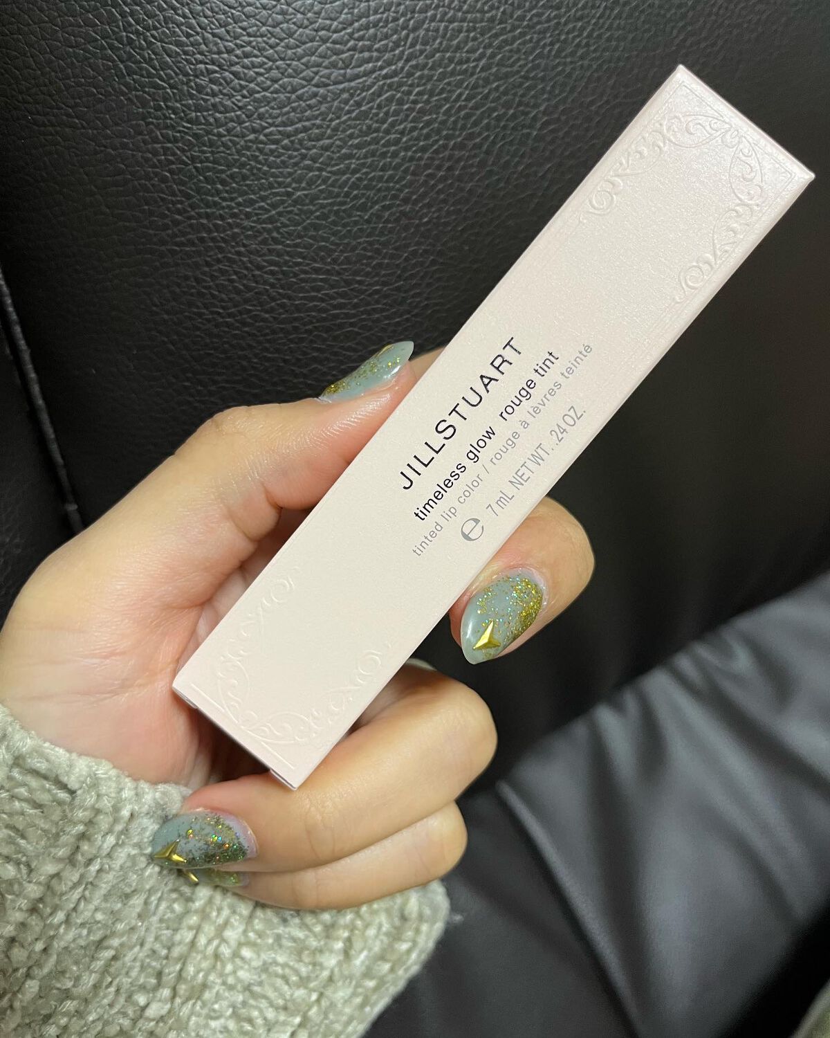 ジルスチュアート タイムレスグロウ ルージュティント 101（限定）tea chocolate /JILL STUART/リップティントを使ったクチコミ（2枚目）