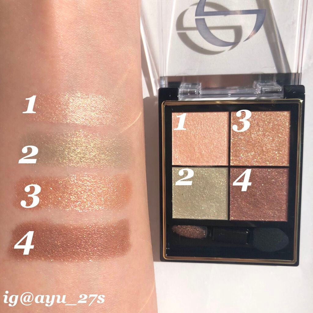 リアルクローズシャドウ/excel/アイシャドウパレットを使ったクチコミ(2枚目)