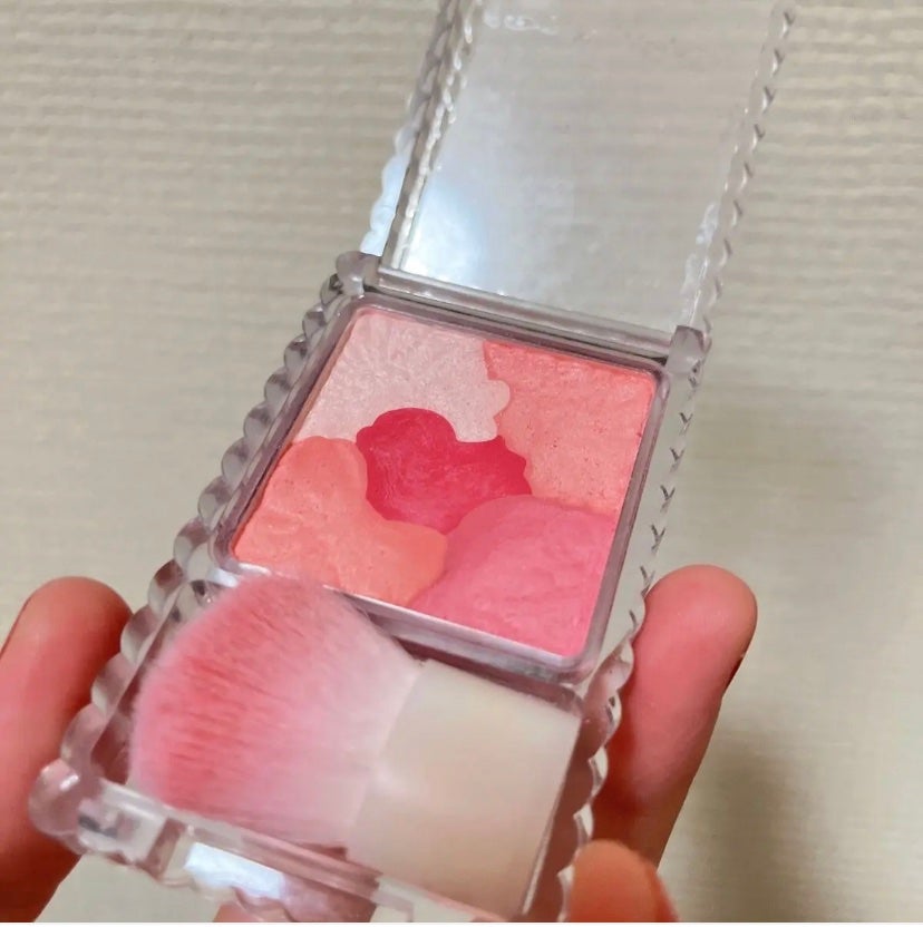 グロウフルールチークス/キャンメイク/パウダーチークを使ったクチコミ(2枚目)