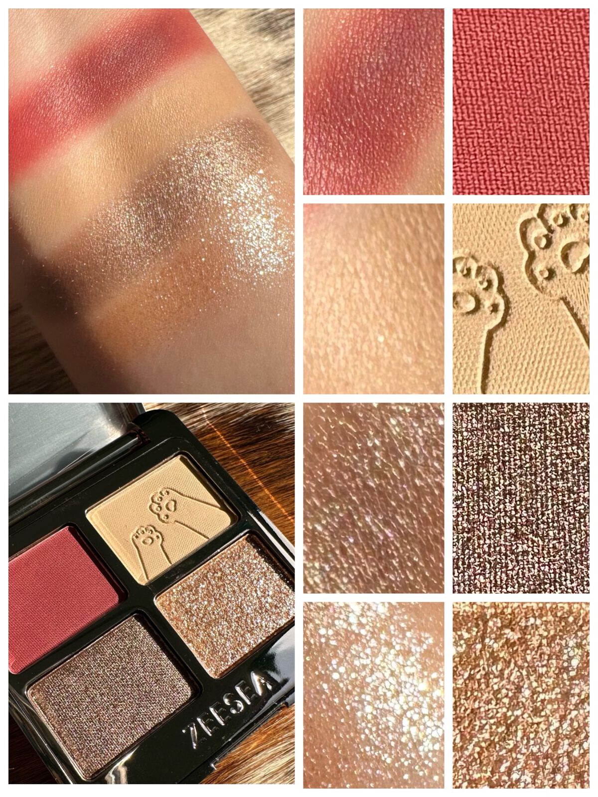 アニマルアイシャドウ(4シェード)/ZEESEA/アイシャドウパレットを使ったクチコミ(3枚目)