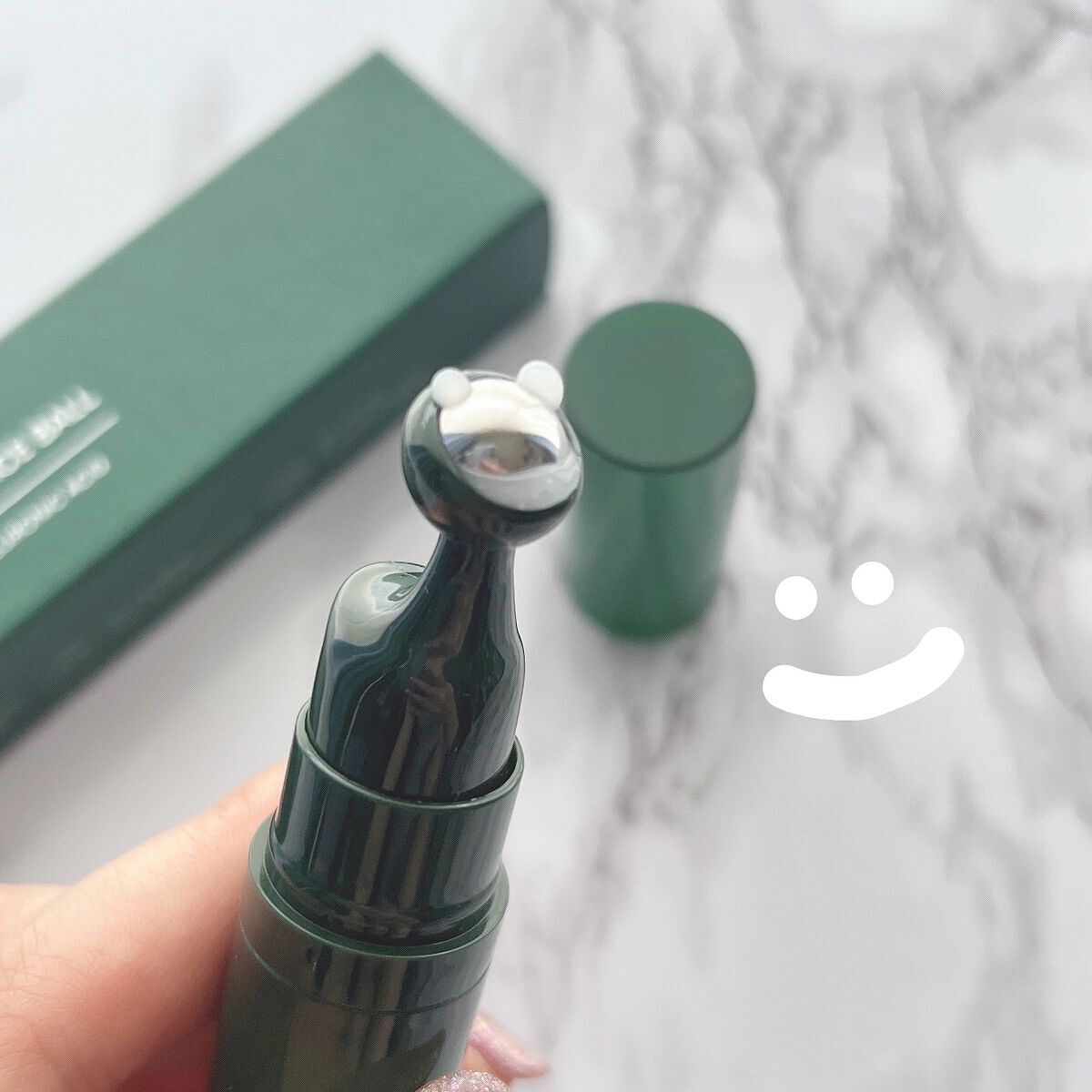 グリーンティーシード アイ&フェイスボール/innisfree/美容液を使ったクチコミ(2枚目)